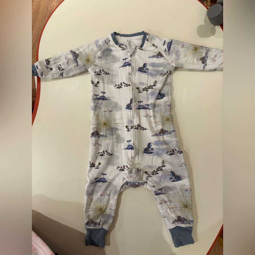 Nest Designs 1.0 Tog Long Sleeve Sleep Bag Size 18-24M (90cm)